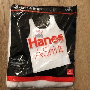 Men’s Large Hanes A-Shirts